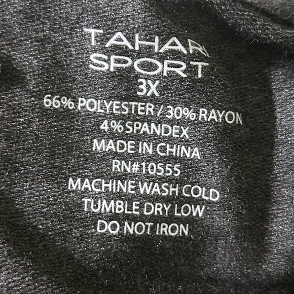 Tahari Sport Crew Neck Top Colorblock Womens - Picture 5 of 5